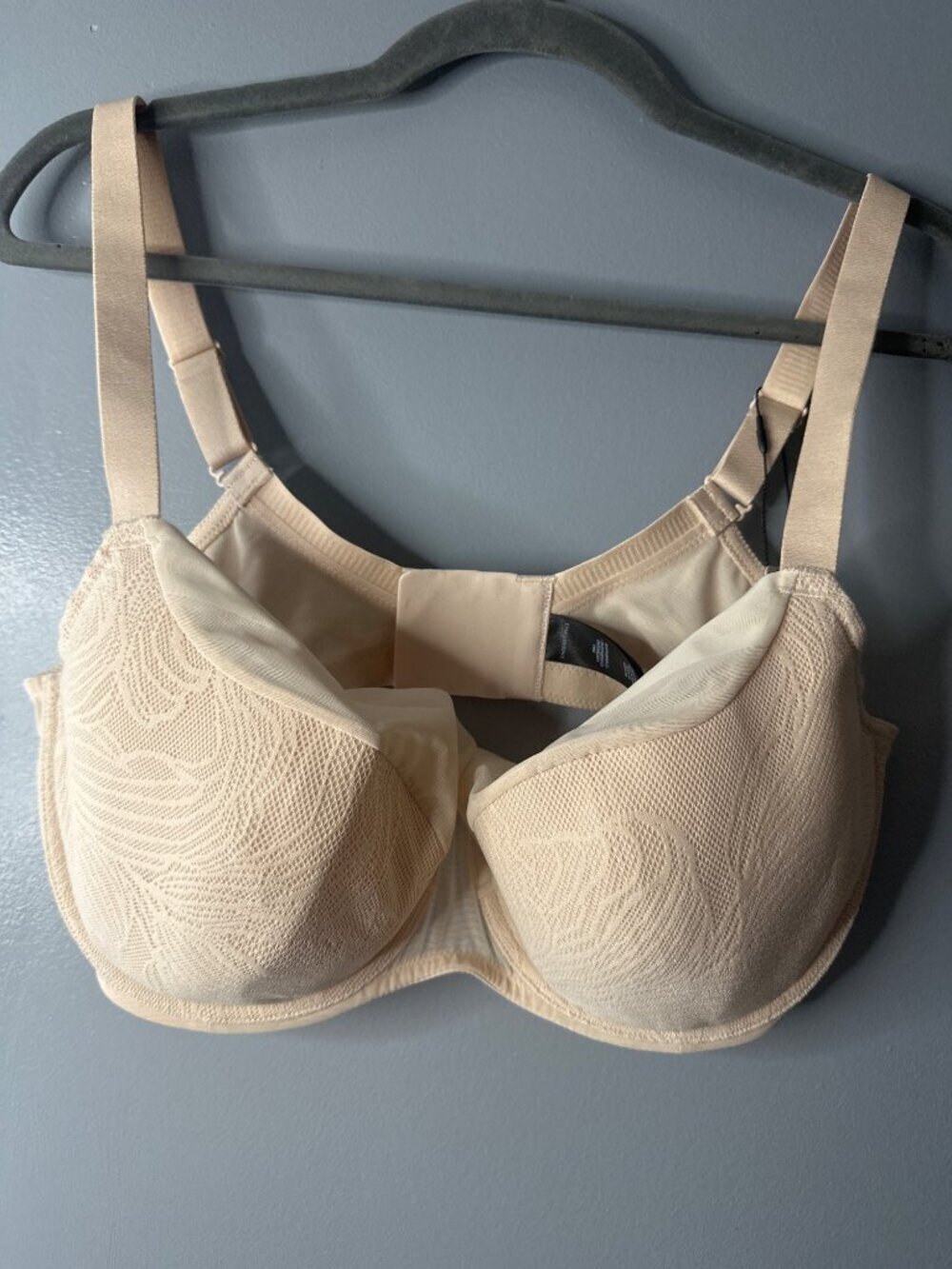 Understance Leslie Bra 36H Champagne Lace Demi Flexwire Lightly Padded NWT